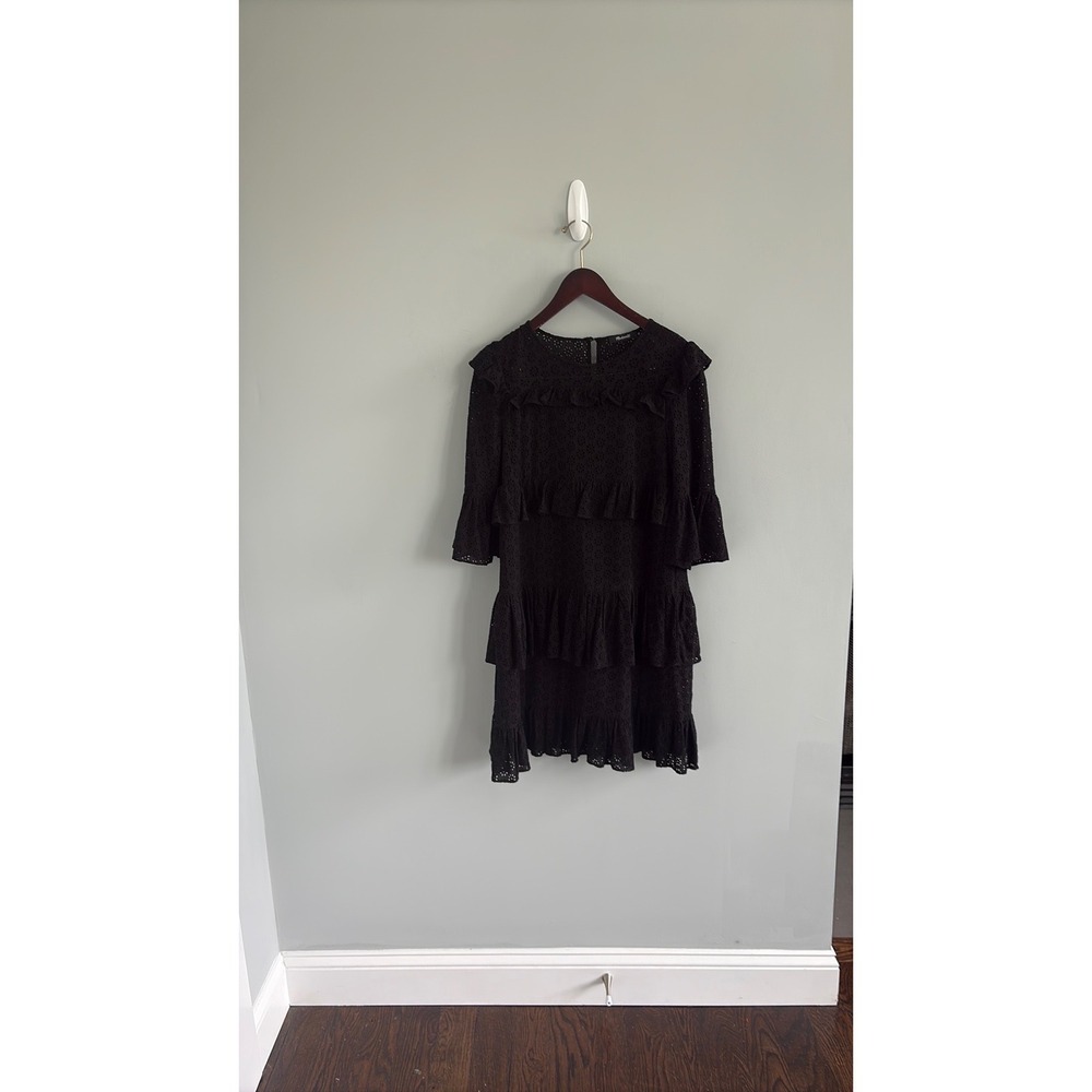 Madewell Lace Ruffle Dress Size Small